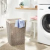 Twisted Rope Hamper Gray - Brightroom™: Open-Top Laundry Storage With Removable Liner, Metal Frame, Ethical Handcraft -Quality Furniture Store GUEST a586a25c 13c7 4a6d 9e62 a310d7943445