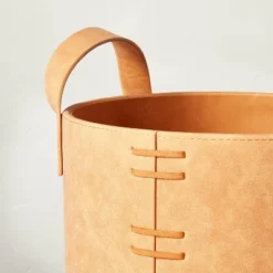 Faux Leather Storage Bin Camel Brown - Hearth & Hand™ With Magnolia 10 Faux Leather Storage Bin Camel Brown - Hearth & Hand™ With Magnolia -Quality Furniture Store GUEST a690a4f2 fdff 45a8 bfee d68985dd8506