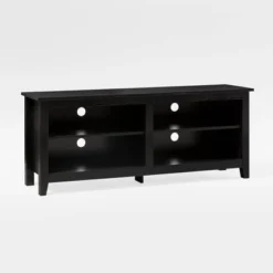 Transitional 4 Cubby Wood Open Storage TV Stand For TVs Up To 65"- Saracina Home 28 Transitional 4 Cubby Wood Open Storage TV Stand For TVs Up To 65"- Saracina Home -Quality Furniture Store GUEST a6e3a24c 5f9e 443a b207 9469bc1cee89