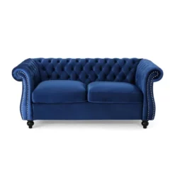 Somerville Traditional Chesterfield Loveseat - Christopher Knight Home -Quality Furniture Store GUEST a71c480e 9993 42a6 b607 c18e95e644de
