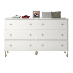 6 Drawer Finley Dresser White - Novogratz 17 6 Drawer Finley Dresser White - Novogratz -Quality Furniture Store GUEST a75a2747 7078 4d61 8aa9 7cb167ed4b80