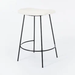 Clarkston Metal Counter Height Barstool With Upholstered Seat - Threshold™ Designed With Studio McGee -Quality Furniture Store GUEST a86feba4 4168 43e4 b718 43ae445afc85