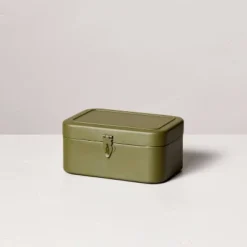 Decorative Metal Storage Box Green - Hearth & Hand™ With Magnolia -Quality Furniture Store GUEST a8afceba 0ae7 4309 ba71 a0e1832484a9