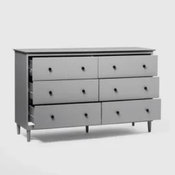 Stiva Classic Mid-Century Modern Horizontal 6 Drawer Dresser - Saracina Home 35 Stiva Classic Mid-Century Modern Horizontal 6 Drawer Dresser - Saracina Home -Quality Furniture Store GUEST ab27ae63 eb40 4a84 a28a ef6f50069d2d