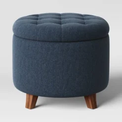 Tufted Round Storage Ottoman - Threshold 22 Tufted Round Storage Ottoman - Threshold -Quality Furniture Store GUEST ac3ff38e 3c31 442a 8cdd 27eb008a7b3d