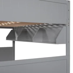 Separable Full-Over-Full Bunk Bed With Twin Size Trundle And Bookshelf - ModernLuxe 22 Separable Full-Over-Full Bunk Bed With Twin Size Trundle And Bookshelf - ModernLuxe -Quality Furniture Store GUEST ad0925bb 2a64 40bf 83a0 b3bcca8ff343