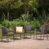 Mirage 4pk Wicker Stacking Chairs - Brown - Christopher Knight Home -Quality Furniture Store GUEST af50734d 2fe8 4988 a8d2 5e8435a76e0b