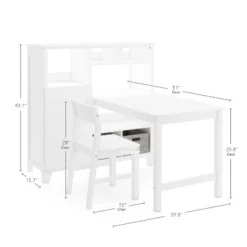 Martha Stewart Living And Learning Kids' Media System With Desk Extension -Quality Furniture Store GUEST af6a8084 ccdd 4f29 80dd 35fc1bd5c542