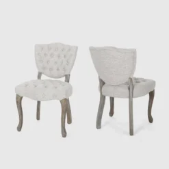 Set Of 2 Crosswind Tufted Dining Chair - Christopher Knight Home -Quality Furniture Store GUEST af6d2e6a e9bd 4f28 8e31 e99c958fc69d