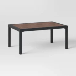 Bryant 2pc Faux Wood Patio Loveseat & Coffee Table - Gray/Natural - Threshold™ -Quality Furniture Store GUEST b1ce228e 4d90 41bf 8569 6b971c072569