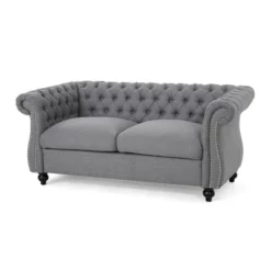 Somerville Traditional Chesterfield Loveseat - Christopher Knight Home -Quality Furniture Store GUEST b2b21039 7c61 4a02 b57b 1a337cc33b73