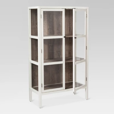 56.2" Hadley Library Cabinet With Glass Shell White - Threshold™ 5 56.2" Hadley Library Cabinet With Glass Shell White - Threshold™ - Image 3