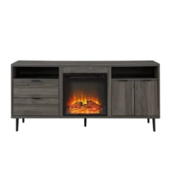 Ronan Modern Storage With Electric Fireplace TV Stand For TVs Up To 65" - Saracina Home 17 Ronan Modern Storage With Electric Fireplace TV Stand For TVs Up To 65" - Saracina Home -Quality Furniture Store GUEST b706d540 dab6 4171 93de 408c264fa232