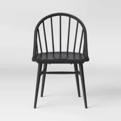 2pk Adwolf Rounded Spindle Dining Chairs Black - Threshold™ 11 2pk Adwolf Rounded Spindle Dining Chairs Black - Threshold™ -Quality Furniture Store GUEST b73366f6 2ccc 4621 929a 1dd8fc28ea92