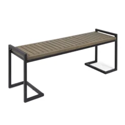 Hopkins Acacia & Iron Bench - Christopher Knight Home -Quality Furniture Store GUEST b7e287d9 6187 4986 afcb 546770ecad7d