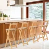 Costway Set Of 4 Bamboo Folding Barstools Counter Height Dining Chairs Installation Free 1 Costway Set Of 4 Bamboo Folding Barstools Counter Height Dining Chairs Installation Free -Quality Furniture Store GUEST b8715a6f 722b 4892 aed6 84490194a6a2