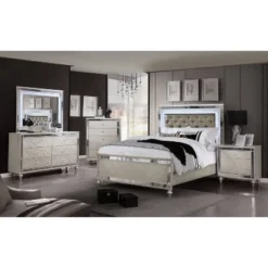 3pc Queen La Mesa Bed Nightstand And Dresser Set Silver - HOMES: Inside + Out 15 3pc Queen La Mesa Bed Nightstand And Dresser Set Silver - HOMES: Inside + Out -Quality Furniture Store GUEST b9786f17 48db 429b 8e5d 5402eedf3869