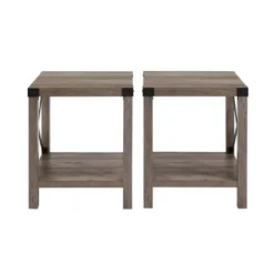 Set Of 2 Sophie Rustic Farmhouse X Frame Side Tables - Saracina Home 21 Set Of 2 Sophie Rustic Farmhouse X Frame Side Tables - Saracina Home -Quality Furniture Store GUEST ba192e9c bdb3 4fbc b015 1e016932d4a2