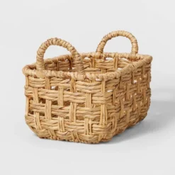Rectangular Twisted Open Checkered Weave Basket - Brightroom™ -Quality Furniture Store GUEST ba61f796 9806 4ff8 aafe 74316e76c14d