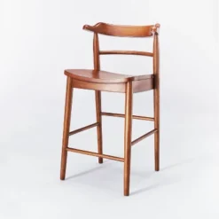 Kaysville Curved Back Wood Counter Height Barstool - Threshold™ Designed With Studio McGee -Quality Furniture Store GUEST baa82fbe ac12 4c2a 9ae3 99bba3e5e2ba