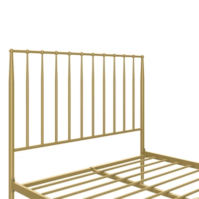 Gia Modern Glam Metal Bed - Room & Joy 6 Gia Modern Glam Metal Bed - Room & Joy - Image 4
