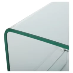 Ramona Console With Shelf TV Stand For TVs Up To 44" Clear - Christopher Knight Home -Quality Furniture Store GUEST be9a6c18 ee65 44cf 8b00 273919cadff1