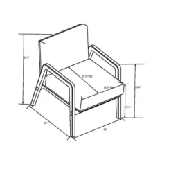 Upholstered Wood Framed Accent Arm Chair - Hearth & Hand™ With Magnolia -Quality Furniture Store GUEST c03e3009 dba3 4cc5 b876 4cc51b19cd37