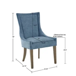 2pk Ultra Dining Side Chairs Blue - Madison Park 19 2pk Ultra Dining Side Chairs Blue - Madison Park -Quality Furniture Store GUEST c1b06bec e5f4 429b 8b01 94b0d59e1a96