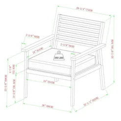 Saracina Home 4pc Mid-Century Modern Slatted Acacia Outdoor Patio Conversation Furniture Set 14 Saracina Home 4pc Mid-Century Modern Slatted Acacia Outdoor Patio Conversation Furniture Set -Quality Furniture Store GUEST c5373106 fe50 4bc9 a5c2 413de41b73ee
