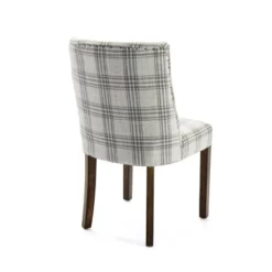 2pk Harman Contemporary Upholstered Plaid Dining Chairs Gray/Light Beige/Brown - Christopher Knight Home 14 2pk Harman Contemporary Upholstered Plaid Dining Chairs Gray/Light Beige/Brown - Christopher Knight Home -Quality Furniture Store GUEST c59b166c df3d 4761 8d46 d228bd9e258f