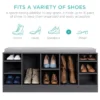 Best Choice Products 46in Shoe Storage Organization Rack Bench For Entryway, Bedroom W/ Padded Seat, 10 Cubbies - Gray -Quality Furniture Store GUEST c63383c4 a676 4068 aefc 0370fb622efb