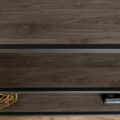 Modern Industrial X Frame Metal And Wood Media Bookshelf - Saracina Home -Quality Furniture Store GUEST c96c08dc 6d44 407e ac9a 59ef938ff711