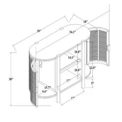 Portola Hills Caned Door Console With Shelves - Threshold™ Designed With Studio McGee 18 Portola Hills Caned Door Console With Shelves - Threshold™ Designed With Studio McGee -Quality Furniture Store GUEST ca010533 3434 4baa 9362 bdbf17be2193