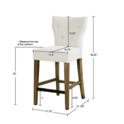 Saffron Tufted Back Counter Height Barstool - Madison Park 13 Saffron Tufted Back Counter Height Barstool - Madison Park -Quality Furniture Store GUEST ccd080b1 4891 46dc 9014 5f7186a2f843