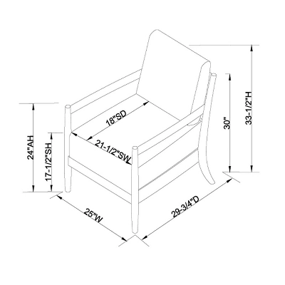 Park Valley Ladder Back Wood Arm Accent Chair - Threshold™ Designed With Studio McGee 8 Park Valley Ladder Back Wood Arm Accent Chair - Threshold™ Designed With Studio McGee - Image 6