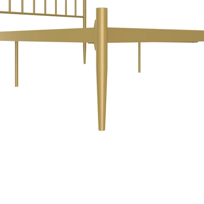 Gia Modern Glam Metal Bed - Room & Joy 9 Gia Modern Glam Metal Bed - Room & Joy - Image 7