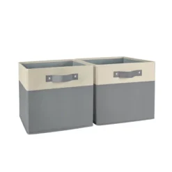 2pc Kids' 10.5" Two-Toned Folding Storage Bin Set - RiverRidge Home 28 2pc Kids' 10.5" Two-Toned Folding Storage Bin Set - RiverRidge Home -Quality Furniture Store GUEST d0623022 fa1f 4111 a588 a87bdda80225