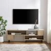 Modern Reeded Door Extendable TV Stand For TVs Up To 50" - Saracina Home -Quality Furniture Store GUEST d0dca7f4 d483 4d69 bc11 c6d7f91b0f11
