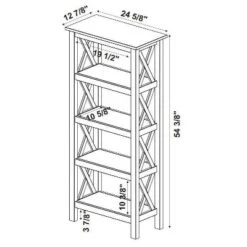 Davis Bookcase - Linon -Quality Furniture Store GUEST d1ea9c1b 066b 4b1e b974 1f5705dcfea6