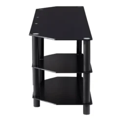 Travers Open Shelves TV Stand For TVs Up To 82" Black - CorLiving -Quality Furniture Store GUEST d2a2c665 da1c 4caa 9f6c 79c6f6aec05b