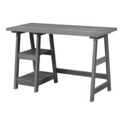 Designs2Go Trestle Desk With Shelves - Breighton Home -Quality Furniture Store GUEST d3c35582 9cbe 4d8b 93b4 313574d1e5e3