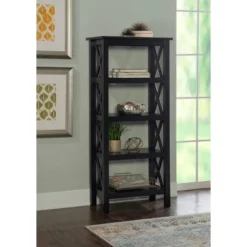 Davis Bookcase - Linon -Quality Furniture Store GUEST d41d1bb8 8ec3 4627 9104 f06936b55e7f