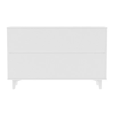 Mid-Century Modern Groove Wood 6 Drawer Dresser - Saracina Home 10 Mid-Century Modern Groove Wood 6 Drawer Dresser - Saracina Home - Image 8