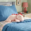 Dinosaur Weighted Plush Kids' Throw Pillow White/Blush - Pillowfort™ -Quality Furniture Store GUEST d5b5d6ce 9c6c 4ed1 a85d 45a8f4b9dab7