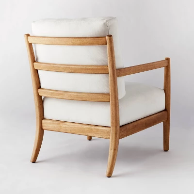 Park Valley Ladder Back Wood Arm Accent Chair - Threshold™ Designed With Studio McGee 5 Park Valley Ladder Back Wood Arm Accent Chair - Threshold™ Designed With Studio McGee - Image 3