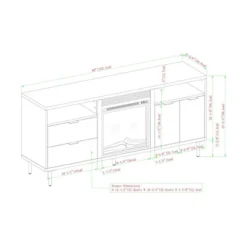 Ronan Modern Storage With Electric Fireplace TV Stand For TVs Up To 65" - Saracina Home 15 Ronan Modern Storage With Electric Fireplace TV Stand For TVs Up To 65" - Saracina Home -Quality Furniture Store GUEST d88f95c5 b2a0 4d08 8b46 da4db4bc3efd