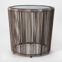 Latigo 3pc Rattan Patio Chat Set, Outdoor Furniture Set - Gray/Brown - Opalhouse™ -Quality Furniture Store GUEST d8cebc9c de65 46b7 835c a1ae4a0dd376