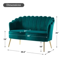 Savier 50.2" Contemporary Living Room And Bedroom Loveseat | KARAT HOME 30 Savier 50.2" Contemporary Living Room And Bedroom Loveseat | KARAT HOME -Quality Furniture Store GUEST dae5bb11 2d63 4416 b665 b01580fce994