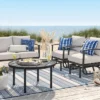 Ryegate Weathered Teak Patio Loveseat - Threshold™