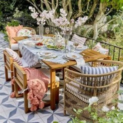 Kaufmann Wood Rectangle Patio Dining Table, Outdoor Furniture - Natural - Project 62™ -Quality Furniture Store GUEST dc53ac02 07f0 4eb7 996f a4f492638c48